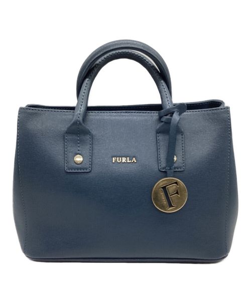 FURLA（フルラ）FURLA (フルラ) リンダミニトート ネイビーの古着・服飾アイテム