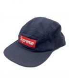 SUPREMEシュプリーム）の古着「BOX LOGO CAMP CAP」｜ネイビー