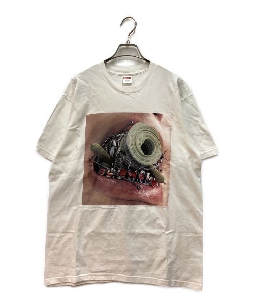 SUPREME（シュプリーム）SUPREME (シュプリーム) BRACES TEE/ ブレースティー　プリントTシャツ ホワイト サイズ:Mの古着・服飾アイテム