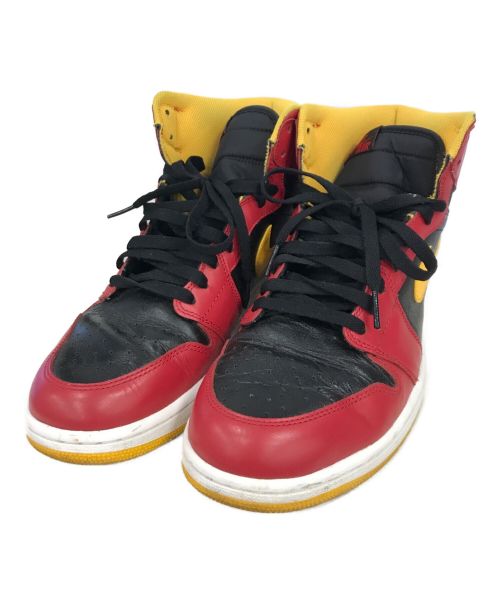 NIKE（ナイキ）NIKE (ナイキ) AIR JORDAN 1 RETRO HUMAN HIGHLIGHT レッド×ブラック サイズ:28の古着・服飾アイテム