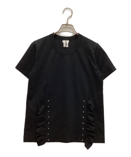 noir kei ninomiya（ノワール ケイ ニノミヤ）noir kei ninomiya (ノワール ケイ ニノミヤ) APPLIQUED T-SHIRT ブラック サイズ:XSの古着・服飾アイテム