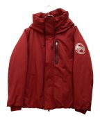 AVIREXアヴィレックス）の古着「MILITARY FUNCTION DOWN HOODY JACKET」｜レッド