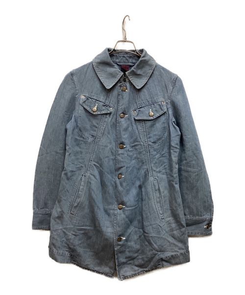 Vivienne Westwood（ヴィヴィアンウエストウッド）Vivienne Westwood (ヴィヴィアンウエストウッド) デニムジャケット　デニムカバーオール　デニムコート インディゴ サイズ:46の古着・服飾アイテム