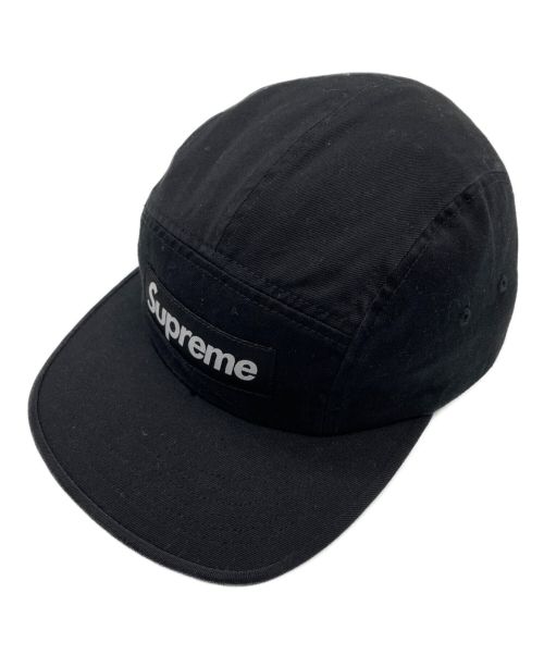 SUPREME（シュプリーム）SUPREME (シュプリーム) 23FW Washed Chino Twill Camp Cap ブラックの古着・服飾アイテム