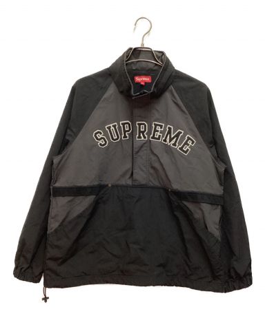 Supreme court half clearance zip pullover black