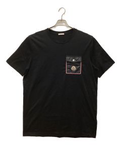 中古・古着通販】MONCLER (モンクレール) ポケットTシャツ ネイビー