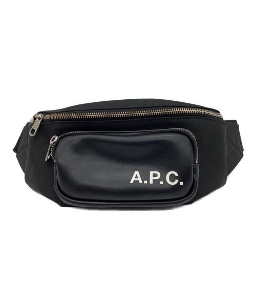 A.P.C.（アーペーセー）A.P.C. (アー・ペー・セー) ボディバッグ ブラックの古着・服飾アイテム