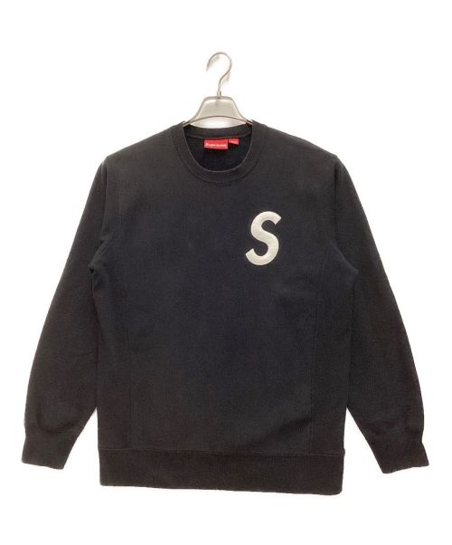 SUPREME（シュプリーム）Supreme (シュプリーム) S LOGO CREWNECK SWEATSHIRT ブラック サイズ:Largeの古着・服飾アイテム