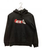 SUPREMEシュプリーム）の古着「18AW Cat in the Hat Hooded」｜ブラック