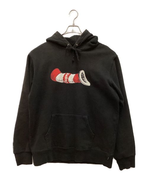 SUPREME（シュプリーム）Supreme (シュプリーム) 18AW Cat in the Hat Hooded ブラック サイズ:Lの古着・服飾アイテム