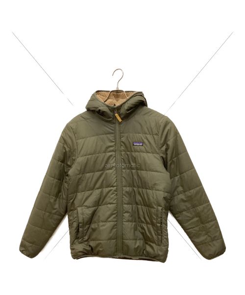 Patagonia（パタゴニア）Patagonia (パタゴニア) キッズ・リバーシブル・レディ・フレディ・フーディ オリーブ サイズ:キッズＸＸＬの古着・服飾アイテム