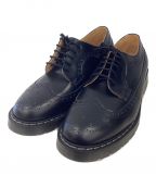 SOLOVAIRソロヴェアー）の古着「4EYE DERBY BROGUE SHOE/4アイ　ダービー　ブローグ　シュー」｜ブラック