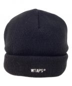 WTAPSダブルタップス）の古着「BEANIE 04 / BEANIE / ACRYLIC. SIGN」｜ブラック