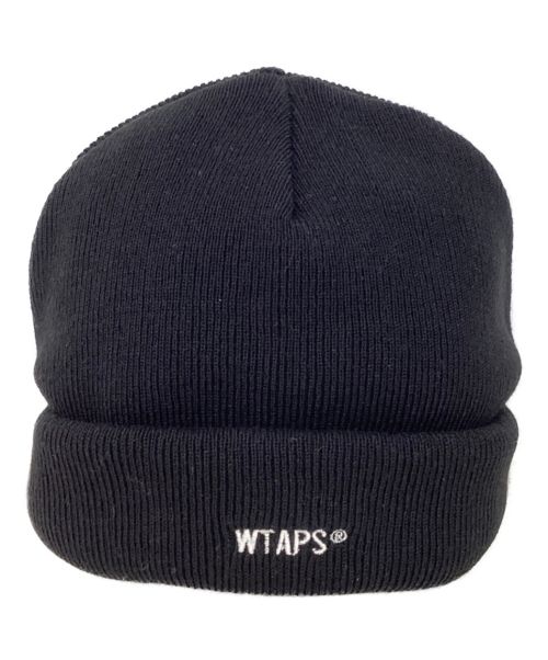 WTAPS（ダブルタップス）WTAPS (ダブルタップス) BEANIE 04 / BEANIE / ACRYLIC. SIGN ブラックの古着・服飾アイテム