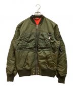 DIESELディーゼル）の古着「J-MARTEN JACKET REVERSIBLE」｜オリーブ