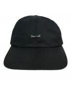 SUPREMEシュプリーム）の古着「Enamel Logo 6-Panel Cap」｜ブラック