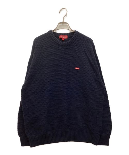 SUPREME（シュプリーム）SUPREME (シュプリーム) Small Box Logo Sweater　ニット ネイビー サイズ:Lの古着・服飾アイテム