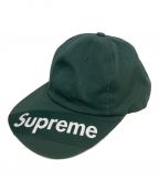 SUPREMEシュプリーム）の古着「Visor Label 6-Panel cap キャップ」｜グリーン