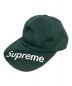 SUPREME（シュプリーム）の古着「Visor Label 6-Panel cap キャップ」｜グリーン