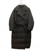 BLOSSOM H COMPANYブロッサム）の古着「GOOSE PADDING COAT　グースペディングコート」｜ブラック