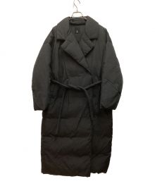 BLOSSOM H COMPANY（ブロッサム）の古着「GOOSE PADDING COAT　グースペディングコート」｜ブラック