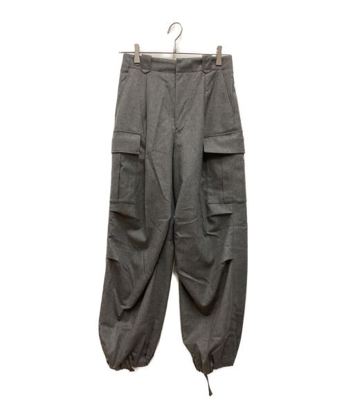 SACRA（サクラ）SACRA (サクラ) FLANNEL CARGO PANTS/フランネル　カーゴ　パンツ グレー サイズ:36の古着・服飾アイテム