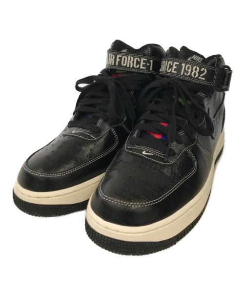 NIKE（ナイキ）NIKE (ナイキ) AIR FORCE 1 MID '07 LV8 ブラック サイズ:27.5cmの古着・服飾アイテム