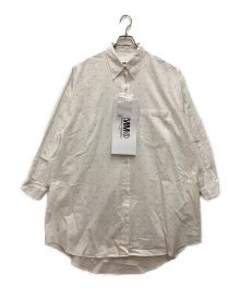 MM6 Maison Margiela（エムエムシックス メゾンマルジェラ）の古着「6 Shirt Dress 6ロゴ シャツワンピース」｜ホワイト