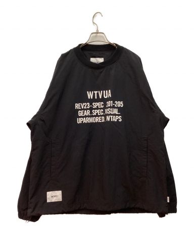 中古・古着通販】WTAPS (ダブルタップス) SMOCK JACKET NYLON TUSSAH ブラック サイズ:L｜ブランド・古着通販  トレファク公式【TREFAC FASHION】スマホサイト