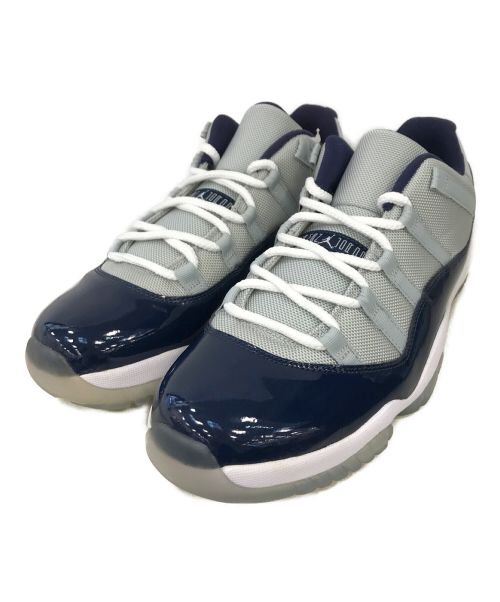 NIKE（ナイキ）NIKE (ナイキ) AIR JORDAN 11 RETRO LOW ネイビー×グレー サイズ:28.5の古着・服飾アイテム