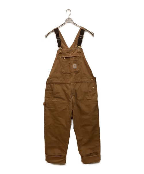 CarHartt（カーハート）CarHartt (カーハート) DUCK BIB OVERALLS ブラウン サイズ:44の古着・服飾アイテム