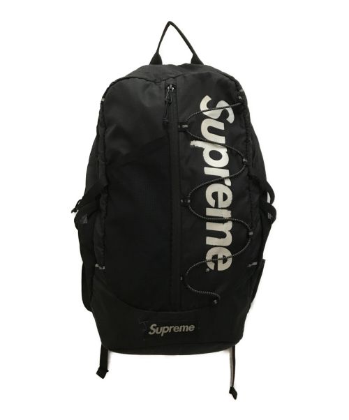 SUPREME（シュプリーム）Supreme (シュプリーム) CORDURA RIPSTOP NYLON BACKPACK ブラックの古着・服飾アイテム