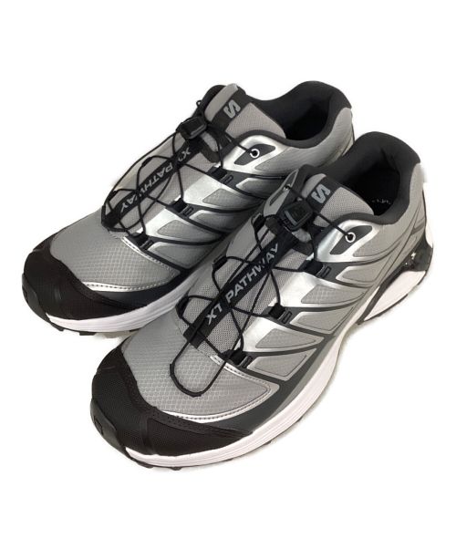 SALOMON（サロモン）SALOMON (サロモン) XT-PATHWAY　ローカットスニーカー　 シルバー サイズ:27.5の古着・服飾アイテム