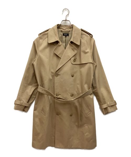 A.P.C.（アーペーセー）A.P.C. (アー・ペー・セー) トレンチコート ベージュ サイズ:Mの古着・服飾アイテム