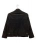 LIDnM (リドム) SUPER SOFT SHEEP SUEDE ZIP ブラック サイズ:S：19800円