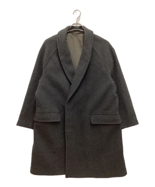 shiun（シウン）shiun (シウン) WOOL SHAWL COLLAR COAT グレー サイズ:Sの古着・服飾アイテム