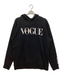 THECONVENI×FRAGMENT DESIGN（ザ・コンビニ×フラグメントデザイン）の古着「VOGUE MAGAZINE HOODIE」｜ブラック