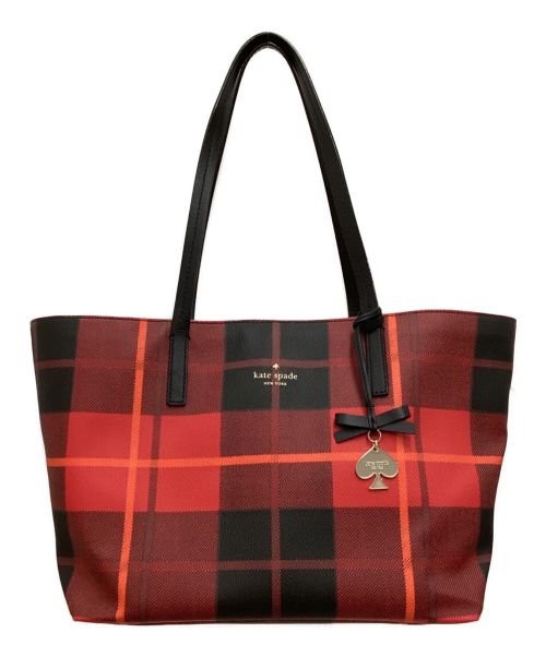 Kate Spade（ケイトスペード）Kate Spade (ケイトスペード) トートバッグ レッドの古着・服飾アイテム