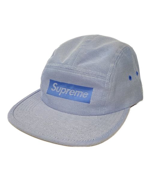 SUPREME（シュプリーム）SUPREME (シュプリーム) Jacquard Box Logo Camp Cap　キャンプキャップ ブルーの古着・服飾アイテム