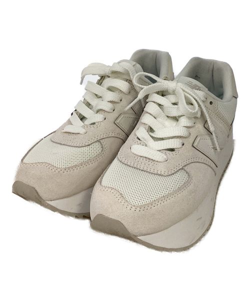 NEW BALANCE（ニューバランス）NEW BALANCE (ニューバランス) 厚底スニーカー　ローカットスニーカー　WL574Z アイボリー サイズ:25の古着・服飾アイテム