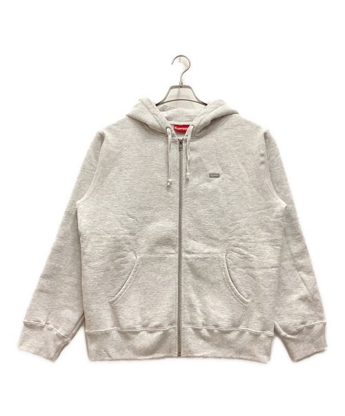 SUPREME（シュプリーム）SUPREME (シュプリーム) Reflective Small Box Zip Up Sweatshirt / リフレクティブ スモールボックス ジップアップスウェットシャツ グレー サイズ:Mediumの古着・服飾アイテム