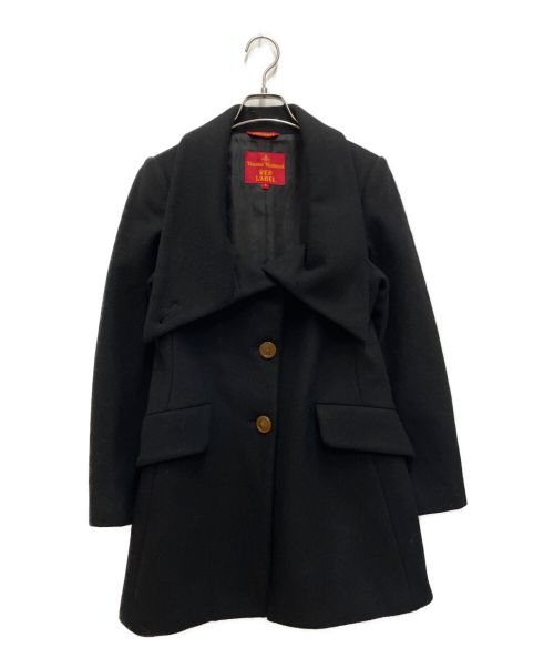 Vivienne Westwood RED LABEL（ヴィヴィアンウエストウッドレッドレーベル）Vivienne Westwood RED LABEL (ヴィヴィアンウエストウッドレッドレーベル) ビックカラーコート ブラック サイズ:SIZE 3の古着・服飾アイテム