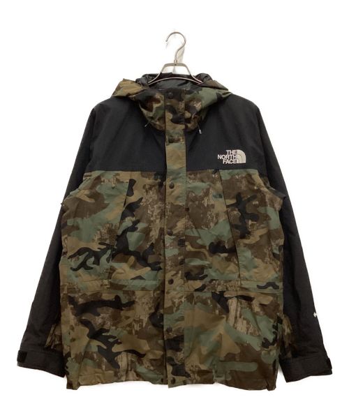 THE NORTH FACE（ザ ノース フェイス）THE NORTH FACE (ザ ノース フェイス) NOVELTY MOUNTAIN LIGHT JACKET / ノベルティマウンテンライトジャケット　カモフラ オリーブ サイズ:XLの古着・服飾アイテム