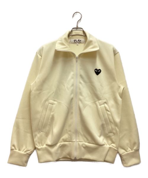 PLAY COMME des GARCONS（プレイ コムデギャルソン）PLAY COMME des GARCONS (プレイ コムデギャルソン) トラックジャケット　ビッグハート ベージュ サイズ:Lの古着・服飾アイテム