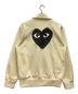 PLAY COMME des GARCONS (プレイ コムデギャルソン) トラックジャケット　ビッグハート ベージュ サイズ:L：15000円