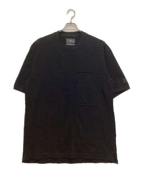 Y-3（ワイスリー）Y-3 (ワイスリー) CREPE POCKET TEE / クレープポケットT ブラック サイズ:Sの古着・服飾アイテム