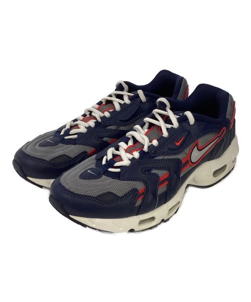 NIKE（ナイキ）NIKE (ナイキ) ローカットスニーカー　AIR MAX 96 2 / エアマックス 96 2 ミッドナイトネイビー×クールグレー×ユニバーシティレッド ネイビー サイズ:28の古着・服飾アイテム