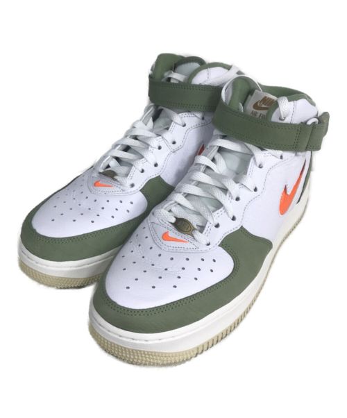 NIKE（ナイキ）NIKE (ナイキ) Air Force 1 Mid QS グリーン×ホワイト サイズ:27.5の古着・服飾アイテム