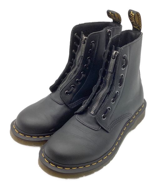 Dr.Martens（ドクターマーチン）Dr.Martens (ドクターマーチン) 1460 TWIN ZIP ブーツ / 1460 ツインジップブーツ　8ホール ブラック サイズ:UK 6の古着・服飾アイテム