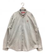 SUPREMEシュプリーム）の古着「Small Box Shirt　スモールボックスロゴデニムシャツ」｜ブルー